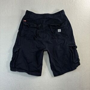 Y2K Ecko Unltd Cargo Shorts Men 32x10 Blue Baggy Edison Relaxed Loose Skater